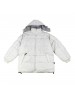 OG East pole - puffer amovible sleeves - hood white