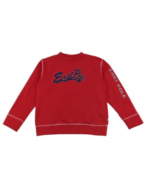 OG East pole - crewneck - red