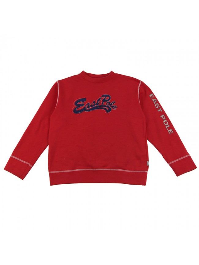 OG East pole - crewneck - red