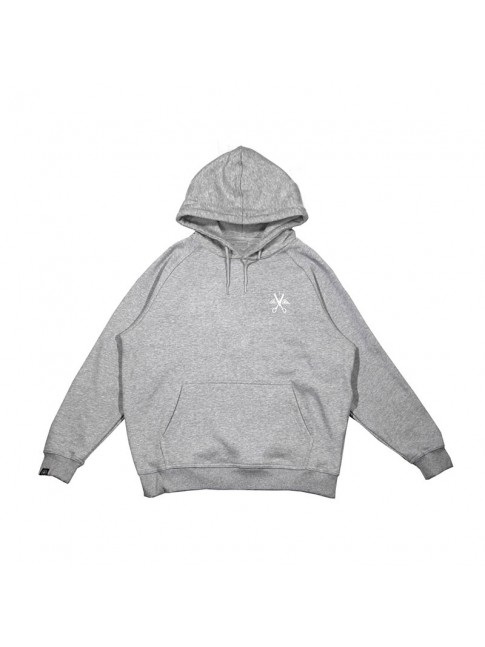 Hoodie basic stripes - Grey