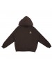 Hoodie Ciseaux logo - Brown