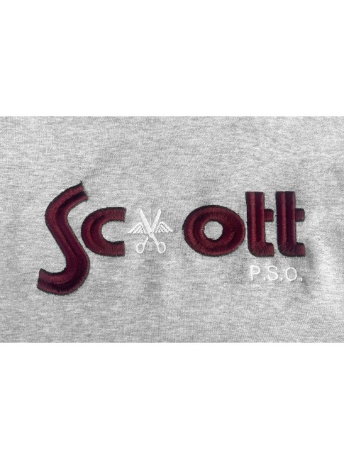 Hoodie basic stripes - Grey